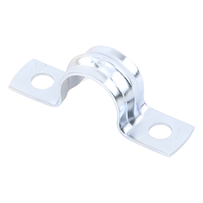 Abrazadera Omega / Conduit 3/8" (9.52 mm) / Acero 0.9-1.2 mm / Carga 30 kg / Cincado 5 Micras