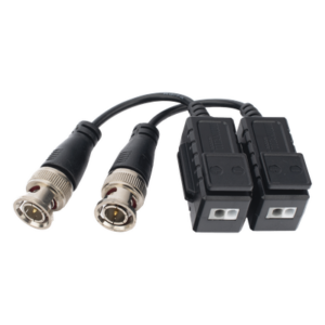 Kit de Transceptores Pasivos (Baluns) / Transmisión 4K / Distancia 250 m (820.2 ft) / Protección TVS / Inmunidad 60 dB / Conectores Cobre / HD-TVI CVI AHD CVBS