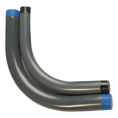 Codo Conduit Rígido / Aluminio 6063 / Recubrimiento PVC 40 mils / 2" (50.8 mm) / NPT ANSI C80.5 / IK09 / UL-6A