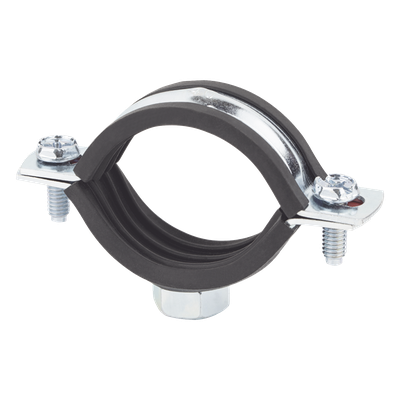 Abrazadera Isofónica Reforzada / 1 1/2" (48 mm) / Carga 150 kg / Acero 1.75-2.3 mm / -30°C a +120°C
