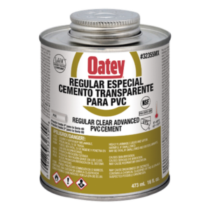 Pegamento / Cemento Claro / 473 ml / Tubo Conduit PVC Pesado / Baja Emisión VOC / Curación Rápida