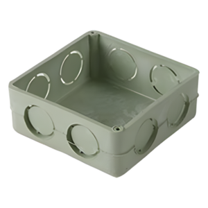 Caja Cuadrada Conduit / PVC Pesado 1/2" / NMX-E-012 / Autoextinguible / Apto para Sistemas Aislados a Tierra