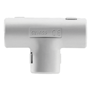 Unión en T para Tubería Rígida / PVC Auto-extinguible / Libre de Halógenos / 16 mm / -5°C a 60°C