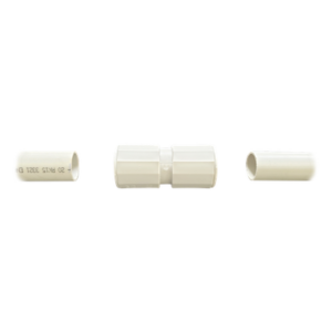 Cople de Unión IP67 / Tubería Rígida 16 mm (5/8") / Libre de Halógenos / Autoextinguible / Sin Pegamento / Hermético