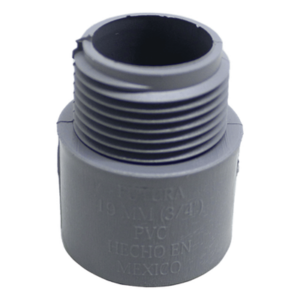 Conector Conduit Cédula 40 / 1 1/4" (32 mm) / Unión Cementar Hermética / PVC Sin Plastificante / UL 651 / NMX-E-031 / 60°C / Subterráneo o Expuesto