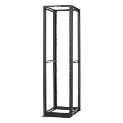 Rack de Cuatro Postes / 45 Unidades de Rack / 19" EIA / Carga 2500 lbs (1134 kg) / Profundidad 762 mm (30 in) / Rieles Numerados Roscados #12-24
