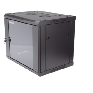 Gabinete de Montaje en Pared y Piso / 9 Unidades de Rack / 19 Pulgadas / Cristal Templado / Carga 40 kg / 600 x 501 x 450 mm