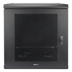 Gabinete de Pared / 12U Rack 19 in / Profundidad 636 mm (2.09 ft) / Carga 100 kg / Puerta Perforada / Laterales Desmontables