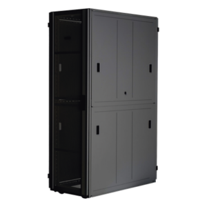 Gabinete para Centros de Datos / 42 UR / 800 mm Ancho / 1070 mm (3.5 ft) Profundidad / Acero Soldado / Ventilación 80% Perforada / Carga Estática 1588 kg (3500 lb)