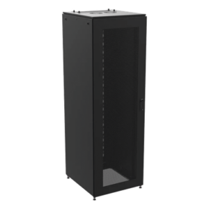 Gabinete de Telecomunicaciones / 800 mm Ancho (2.62 ft) / 900 mm Profundidad (2.95 ft) / 45 UR / Puertas Perforadas / Color Negro