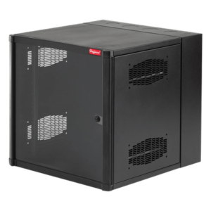 Gabinete de Pared 19in / 12 UR / 600x762 mm / Puerta con Ventana / Carga 113.4 kg / Negro