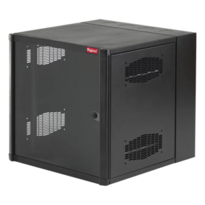 Gabinete de Pared 19 UR / 23.6in Ancho / 30in Profundidad / Ventana de Seguridad / Rieles Roscados #10-32 / Montaje sin Herramientas
