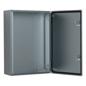 Gabinete Industrial / Acero Inoxidable AISI 304L / IP66 / 500x500x210 mm (19.7x19.7x8.3 in) / Montura Mural / Placa de Montaje 2 mm