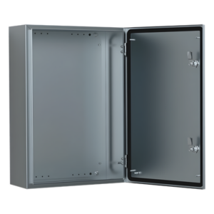 Gabinete de Acero Inoxidable / IP66 / 300x200x150 mm (11.8 x 7.9 x 5.9 in) / 2 Cerraduras / Placa de Montaje 2 mm