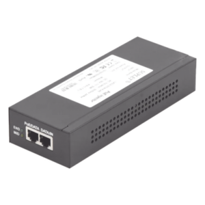 Inyector Hi-PoE / 56 Vcc / 60 W / 802.3af/at / Endspan y Midspan / 2.78 x 1.45 x 7.2 pulgadas