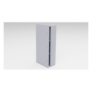 Gabinete Exterior / Acero Galvanizado / 3 Baterías / Montaje en Poste / 1050x208x505 mm / 16.14 kg / IP para Energía Solar
