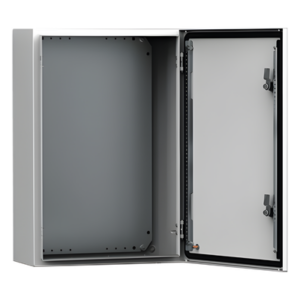 Gabinete de Uso Exterior / IP66 / NEMA 4/12/13 / IK10 / Acero Dulce 1.5 mm / 600 x 400 x 210 mm (23.62 x 15.75 x 8.27 in) / Platina de Montaje