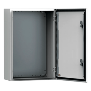 Gabinete de Pared Exterior / IP66 / NEMA 4/12/13 / IK10 / Acero 1.5 mm / 300 x 250 x 155 mm (11.8 x 9.8 x 6.1 in) / Bisagras Ocultas 130°