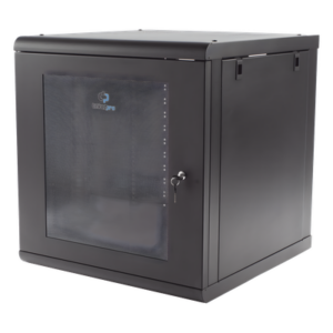 Gabinete de Pared / 16U / 635 mm Profundidad / 25 in / Cristal Templado / 100 kg Carga / Calibre 18
