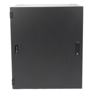 Gabinete de Montaje en Pared / 18U / 737 mm (29 in) Ancho / 762 mm (30 in) Profundidad / Puerta Sólida Frontal / Paneles Laterales Ventilados / IP20 / NEMA Type 1
