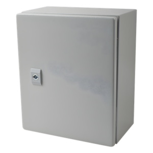 Gabinete de Acero IP66 / IK10 / 250 x 300 x 150 mm / Carga 30 kg / Placa Montaje 200 x 265 mm / Cerradura con Llave