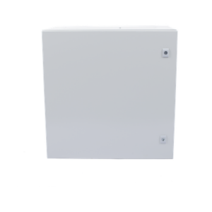 Gabinete de Acero para Intemperie / IP66 / IK10 / 600 x 600 x 300 mm / Carga 50 kg / Placa Trasera Galvanizada