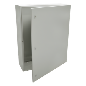 Gabinete de Acero IP66 / IK10 / 800 x 1200 x 400 mm (31.5 x 47.2 x 15.7 in) / Carga 120 kg / Placa Trasera Metálica / Cerradura con Llave