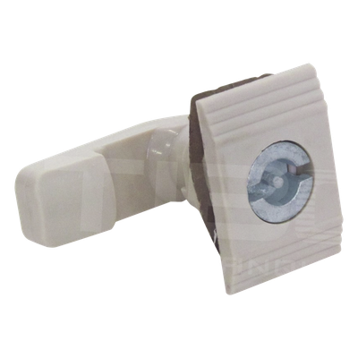 Cerradura de Reemplazo para Gabinete / Núcleo Metálico / Rosca 21.80 mm / Incluye Contratuerca / Uso Industrial y Comercial