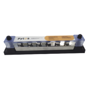 Bloque de Terminales / 6 Líneas / 600 A / 52 VDC o 300 VAC / Cobre Estañado 8x25 mm / IP con Cubierta