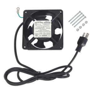 Ventilador de Gabinete / 110 VCA / 12 x 12 cm / 38 CFM / 1.6 m Cable NEMA 5-15 / 20,000 Horas