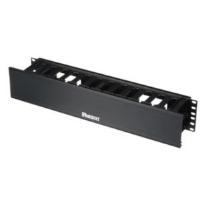 Organizador de Cables Horizontal / 2UR / 19in / Frontal con Tapa Extendida / ABS