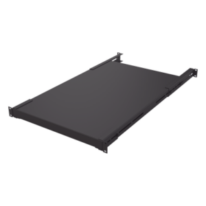 Charola para Rack 19 in / Profundidad Ajustable 495 a 965 mm / Carga 110 kg / 3U / Doble Fijación / Color Negro