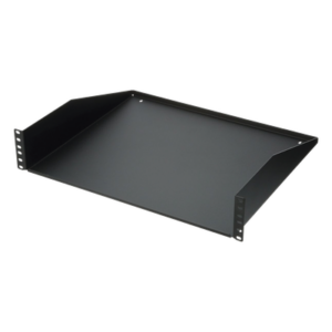 Charola para Rack / 19" / 2 UR / Carga 30 kg (66 lb) / Acero / Profundidad 385 mm