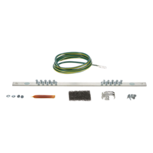 Kit de Puesta a Tierra / 6 AWG (16 mm²) / Barra 20 Orificios / Rack 19" / Jumper 2.44 m (8 ft) / HTAP