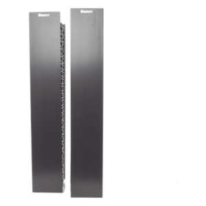Organizador Vertical de Cable / Doble Capacidad Frontal y Posterior / 45 RU / 6.7in (170mm) Ancho / 83.0in (2108mm) Alto / Negro