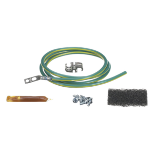 Kit de Jumper de Puesta a Tierra / 6 AWG / 1.52 m (5 ft) / Zapata 45° / Conector Htap 2-6 AWG / UL 467 / NEBS Level 3