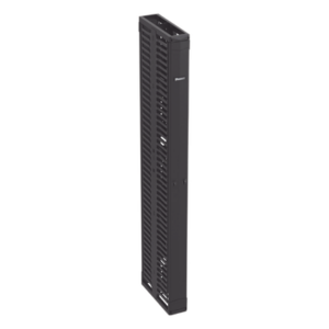 Organizador Vertical de Cables / Alta Densidad 45 RU / Doble Frontal y Posterior / 6 in (152 mm) Ancho / Acero y ABS / Push-to-Close