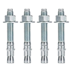 Kit de Anclaje a Piso / Acero / 1134 kg / 4 Piezas / 1.1 x 3.7 x 1.1 in