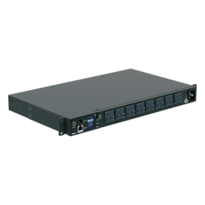 PDU Monitoreable por Toma / 8 Salidas NEMA 5-20R / Control Individual y por Grupo / 120 Vca / 15 A / 1UR Horizontal 19 in