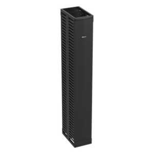 Organizador de Cable Vertical Doble / 45 Espacios Rack 19" / 12in (304.8 mm) Ancho / Tapas de Acero / Dedos ABS / Push-to-Close / 2 y 4 Postes