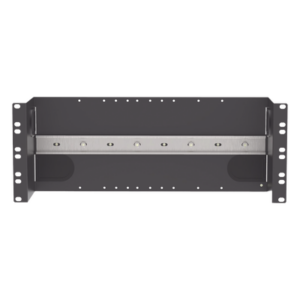 Soporte de Riel DIN Industrial / 4U / Rack 19 in / Acero / Gestión de Cables