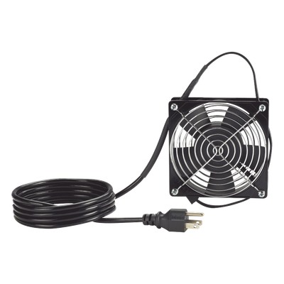 Ventilador para Gabinete / 115 Vca / 61 CFM / Cable 1.8 m (6 ft) / Dimensiones 119.1 x 119.1 x 25.4 mm