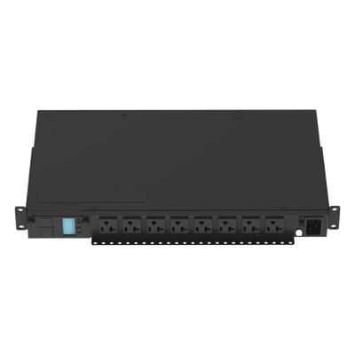 PDU Monitoreable Horizontal / 8 Salidas NEMA 5-20R / Entrada NEMA 5-15P / 120 Vca / 15 A / 1U / Rack 19 in