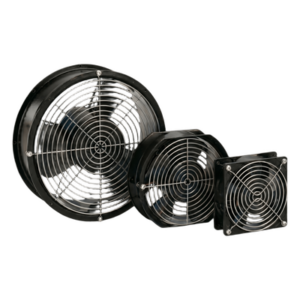 Ventilador Axial Compacto / 4 Pulgadas / 100 CFM / 115 Vca / Protección Térmica / Acero Recubierto en Polvo