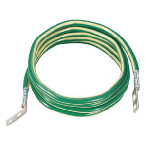 Jumper para Aterrizaje de Equipos / 6 AWG / 2.4 m (7.9 ft) / Terminal 45° y Terminal Recta / Cobre / TIA-607-C