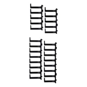 Kit Dedos Gestión de Cables / Gabinetes 42-51 RU / Dedos 100 mm / Anchura Ajustable 600-800 mm / Puertas Traseras 80% Perforación / Conexión Eléctrica Sin Cables