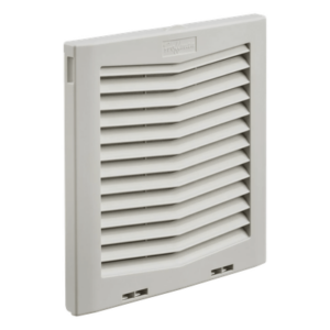 Rejilla de Escape con Filtro / IP54 / Flujo 484 CFM / Instalación Click-Fit / 10 in (254 mm) / Plástico RAL 7035