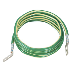 Jumper de Aterrizaje / 6 AWG / 3.6 m (11.8 ft) / Terminal Doblada 45° / Terminal Recta / Cobre Preterminado