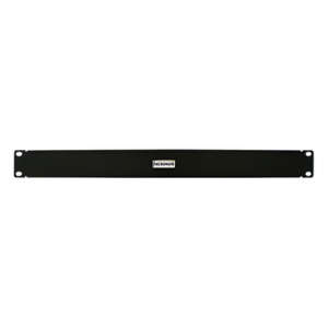 Panel ciego para rack / 1UR / 19in / Acero calibre 18 / Acabado negro semi-mate