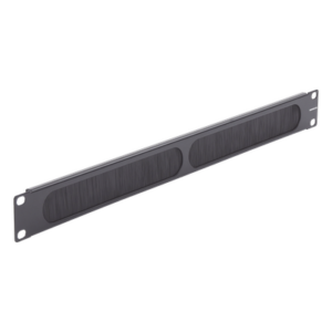 Panel Ciego para Rack 19" / Cepillo de Nylon para Paso de Cables / Aislamiento Térmico / 1UR / Aluminio 0.060" / EIA/TIA-310-E